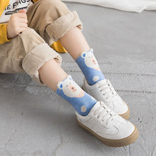 Load image into Gallery viewer, blue animal socks for kids
