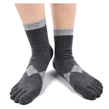 Load image into Gallery viewer, grey volleyball crew socks for men
