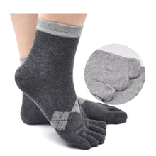 Load image into Gallery viewer, grey golf crew socks for men
