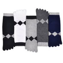 Load image into Gallery viewer, 5 pairs running 5 finger socks for men
