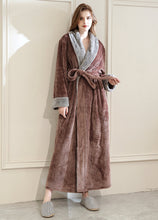 Load image into Gallery viewer, Classic Design Brown Bathrobe
