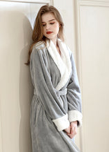 Load image into Gallery viewer, Soft and Comfy Grey Bathrobe
