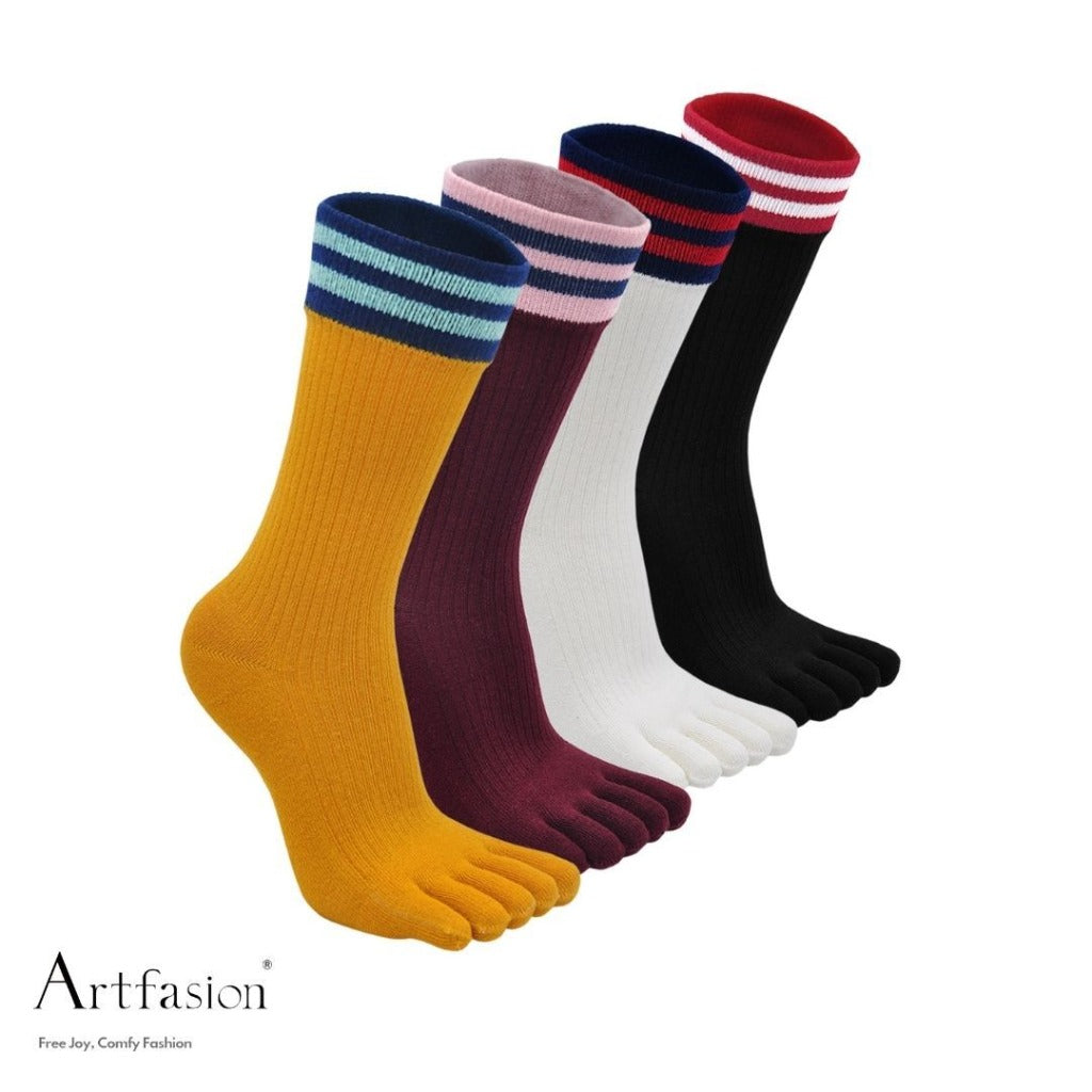 4 pairs classic stylish socks for women